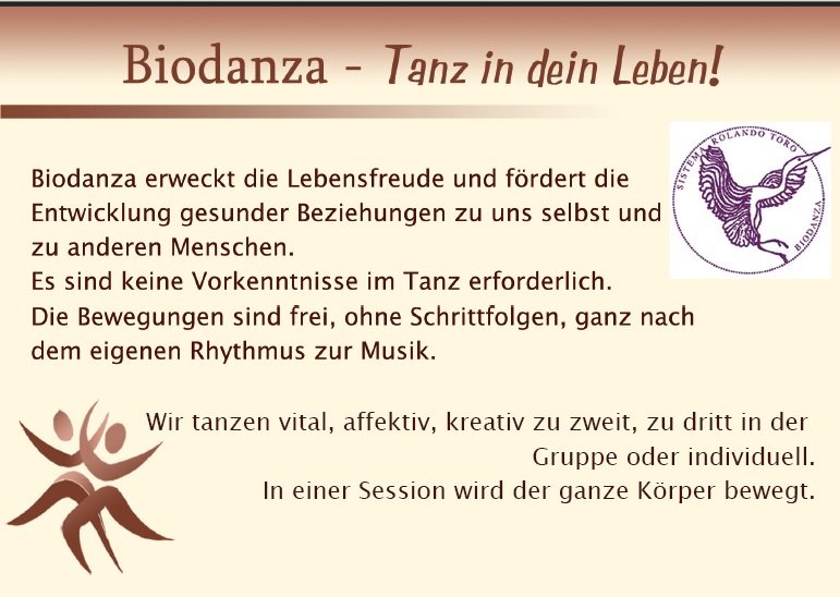 Bild: Biodanza Flyer